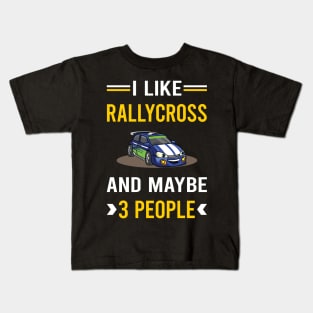 3 People Rallycross Kids T-Shirt